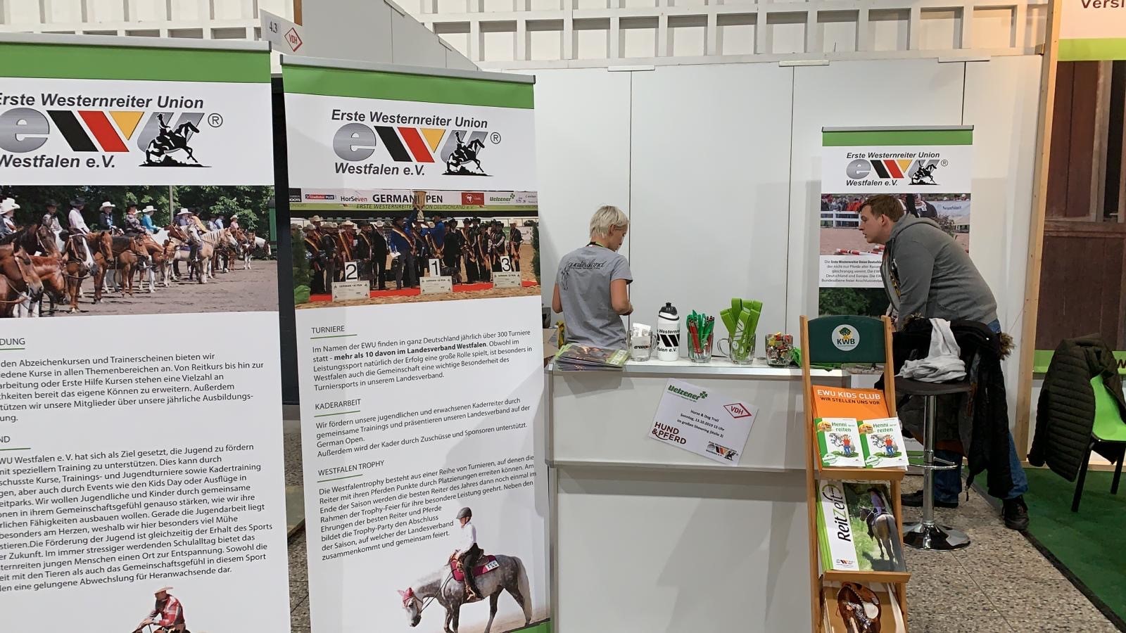 Hund & Pferd 2019 – Wir erwarten Euch mit neuem Messe Stand | EWU Westfalen e.V.