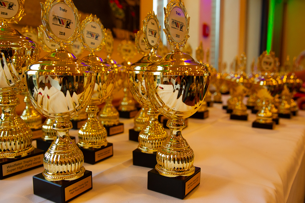Trophy Party 2019 Hauptpreise in unserer Tombola EWU Westfalen e.V.
